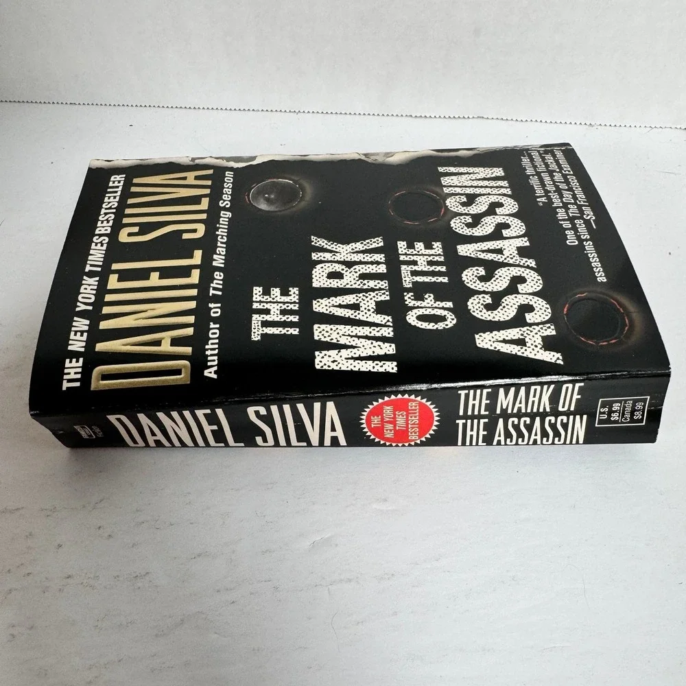 The Mark of the Assassin Daniel Silva 1999 1st Domestic Ed Spy Thriller Fawcett